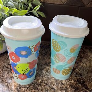STARBUCKS SET OF 5 EASTER CUPS SET